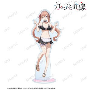 TV Animation [A Couple of Cuckoos] [Especially Illustrated] Erika Amano Swimwear Maid Ver. Big Acrylic Stand (Anime Toy)