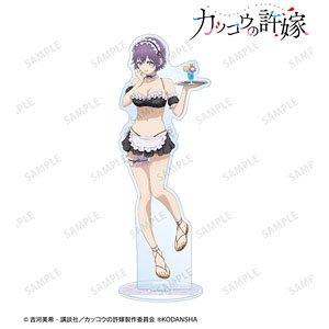 TV Animation [A Couple of Cuckoos] [Especially Illustrated] Hiro Segawa Swimwear Maid Ver. Big Acrylic Stand (Anime Toy)