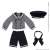 PNXS Gymnasium Sailor Set III (Black x White Check) (Fashion Doll) Item picture1