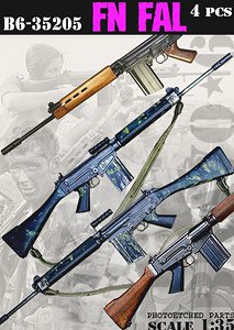 FN Fal (4 Pices) (Plastic model)
