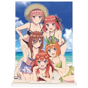 [The Quintessential Quintuplets] Acrylic Diorama E [Swimwear Ver.] (Anime Toy)