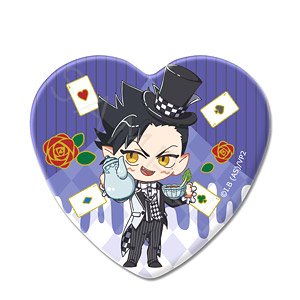 The Vampire Dies in No Time. 2 Heart Type Can Badge E Handa (Anime Toy)