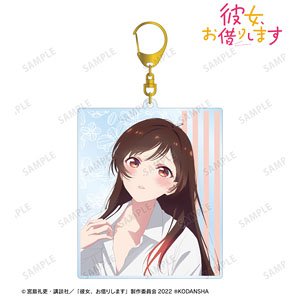 TVアニメ『彼女、お借りします』 描き下ろしイラスト 水原千鶴 彼シャツver. BIGアクリルキーホルダー (キャラクターグッズ)
