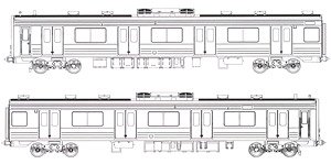 16番(HO) 205系通勤形電車 (客扉大窓) 塗装済みキット クハ204・205 2輌セット (2両・組み立てキット) (鉄道模型)