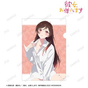 TVアニメ『彼女、お借りします』 描き下ろしイラスト 水原千鶴 彼シャツver. クリアファイル (キャラクターグッズ)