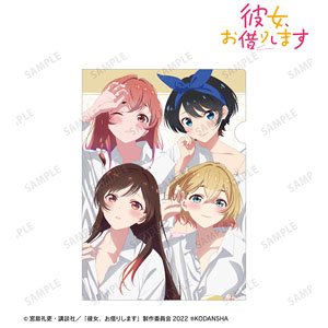 TVアニメ『彼女、お借りします』 描き下ろしイラスト 集合 彼シャツver. クリアファイル (キャラクターグッズ)