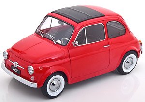 Fiat 500F 1968 red (ミニカー)