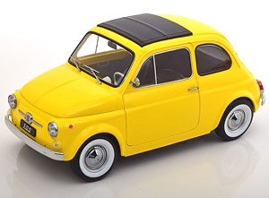 Fiat 500F 1968 Yellow (Diecast Car)