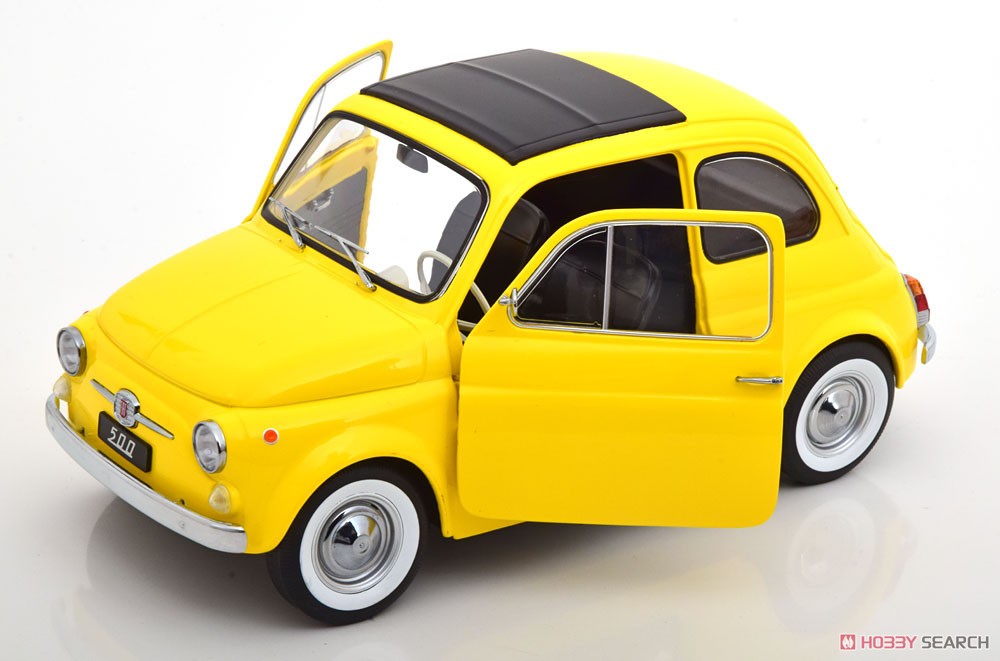 Fiat 500F 1968 Yellow (Diecast Car) Item picture3