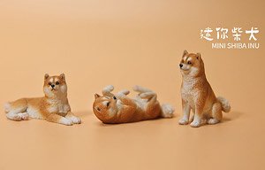 JXK スモール ミニ 柴犬 3種セット A (ドール)