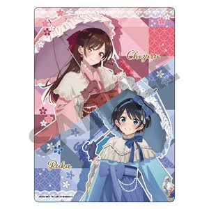 彼女、お借りします 下敷き 水原千鶴 更科瑠夏 和風ロリータ (キャラクターグッズ)