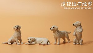JXK スモール ミニ ラブラドールレトリバー 4種セット C (ドール)