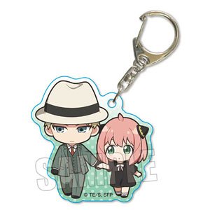 Petit Memo! Acrylic Key Ring Spy x Family Loid Forger & Anya Forger A (Anime Toy)