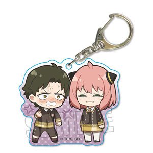 Petit Memo! Acrylic Key Ring Spy x Family Anya Forger & Damian Desmond B (Anime Toy)