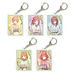 トレーディングアクリルキーホルダー 映画 五等分の花嫁 ティーブレイクver. (5個セット) (キャラクターグッズ)
