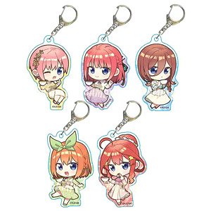 トレーディングアクリルキーホルダー 映画 五等分の花嫁 ティーブレイクver. (デフォルメ) (5個セット) (キャラクターグッズ)