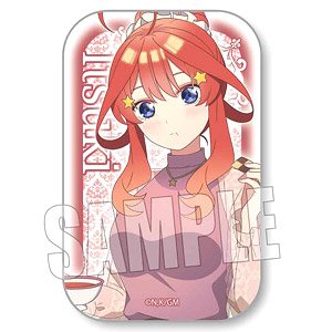 スクエア缶バッジ 映画 五等分の花嫁 中野五月 ティーブレイクver. (キャラクターグッズ)