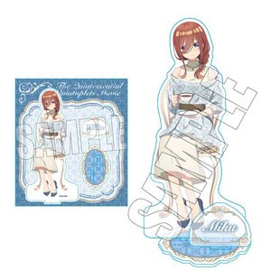 Acrylic Stand The Quintessential Quintuplets Movie Miku Nakano Tea Break Ver. (Anime Toy)