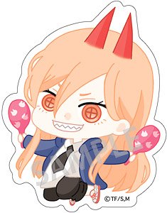 Chainsaw Man Mini Deco Sticker Power Enjoy Music (Anime Toy)