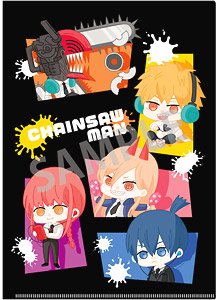 Chainsaw Man A4 Single Clear File Black Enjoy Music (Anime Toy)