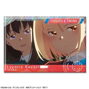 リコリス・リコイル ホログラム缶バッジ Ver.2 デザイン25 (錦木千束&井ノ上たきな/H) (キャラクターグッズ)