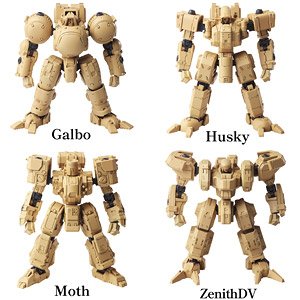 フロントミッション ストラクチャーアーツ 1/72スケール プラスティック モデルキット シリーズ Vol.4 全4種BOX