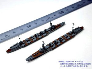 9th Squadron Set (Torpedo Cruiser Ooi/Kitakami) (Plastic model)