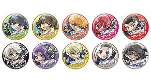 ぴた！でふぉめ ブルーロック トレーディング缶バッジ (10個セット) (キャラクターグッズ)