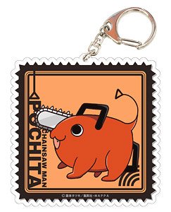 Chainsaw Man Big Acrylic Key Ring 03 Pochita (Anime Toy)