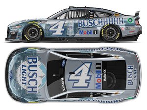 `ケビン・ハービック` #4 ブッシュライト フォード マスタング NASCAR 2023 (ミニカー)