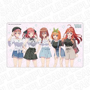 [The Quintessential Quintuplets] Rubber Desk Mat Summer Ver. (Anime Toy)