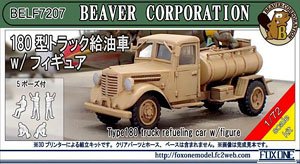 180型トラック給油車 w/ フィギュア (5体入) (プラモデル)