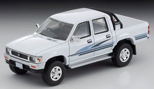 TLV-N256b トヨタ ハイラックス 4WDピックアップ ダブルキャブ SSR (白) 91年式 (ミニカー)