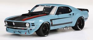 フォード マスタング 1970 by Ruffian Cars (ブルー) (ミニカー)