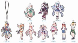 Princess Connect! Re:Dive Metal Charm Strap (Set of 10) (Anime Toy)