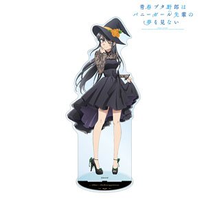 Rascal Does Not Dream of Bunny Girl Senpai [Especially Illustrated] Mai Sakurajima Halloween Ver. Extra Large Acrylic Stand (Anime Toy)