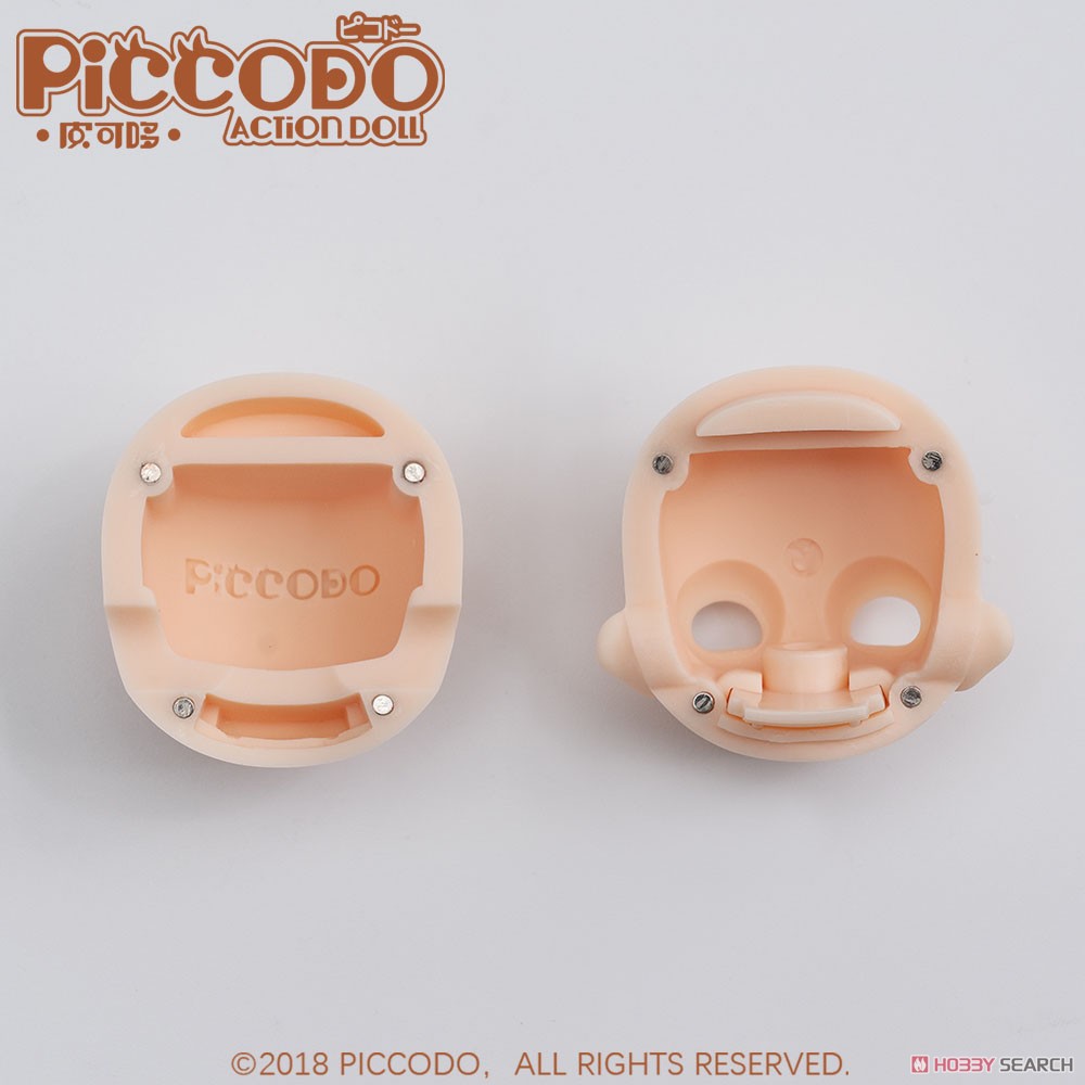 Piccodo Resin Head for Deformed Doll Niauto D1 Doll White (Fashion Doll) Item picture3