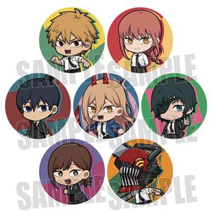Trading Can Badge Chainsaw Man Tekutoko (Set of 7) (Anime Toy)
