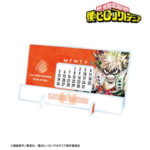 TV Animation [My Hero Academia] Katsuki Bakugo Ani-Art Vol.5 Desktop Acrylic Perpetual Calendar (Anime Toy)