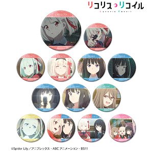TV Animation [Lycoris Recoil] Trading Scene Picture Japanese Paper Can Badge (Set of 13) (Anime Toy)