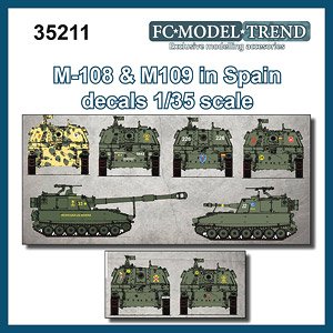 アメリカ M108＆M109デカール (スペイン軍仕様) (デカール)