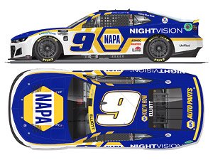 Chase Elliott 2022 Napa Nightvision Chevrolet Camaro NASCAR 2022 Next Generation (Diecast Car)