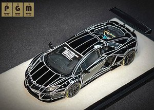 LB LP 700 Tron Black ※フル開閉機能付 (ミニカー)