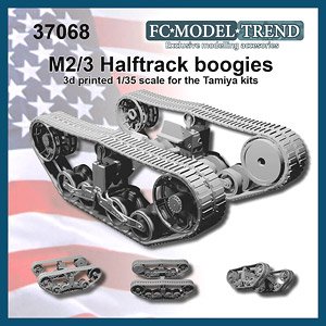 M2/3ハーフトラック用転輪&履帯セット (タミヤ用) (プラモデル)