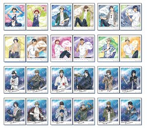 新テニスの王子様 フォト風メタルステッカーコレクション (12個セット) (キャラクターグッズ)