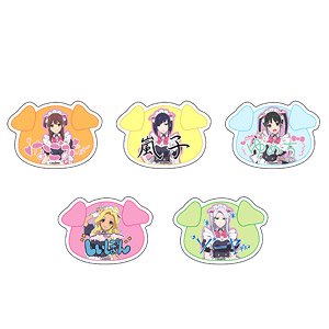 アキバ冥途戦争 アクリルバッジコレクション (5個セット) (キャラクターグッズ)