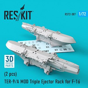 F-16用TER-9/A爆弾架 (2個入り) (プラモデル)