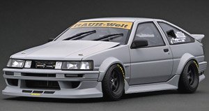 RWB AE86 Matte Gray (ミニカー)