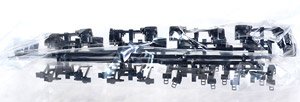 【 PZ6296 】 床下部品 (TNカプラー空気配管付用・黒色) (各2個入り) (鉄道模型)