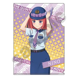 映画「五等分の花嫁」 Police style A4クリアファイル 中野二乃 (キャラクターグッズ)